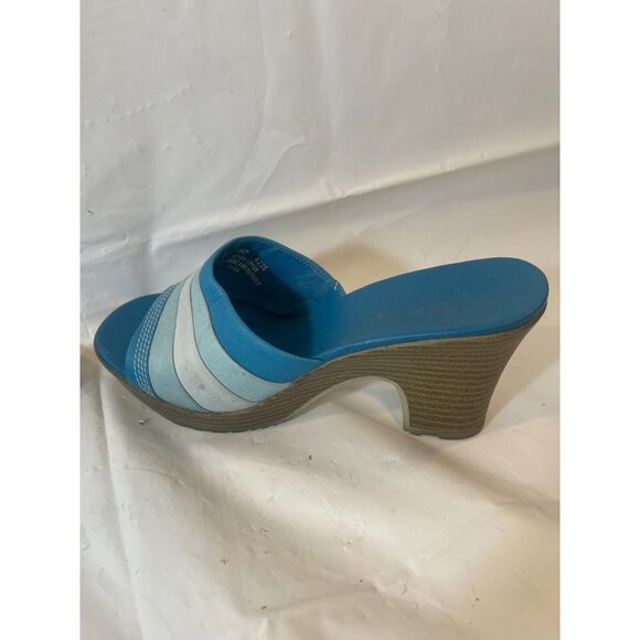 Timberland Gradient Slide Women's Block Heel Sandals 91397 Blue Sz 7 - Picture 12 of 14